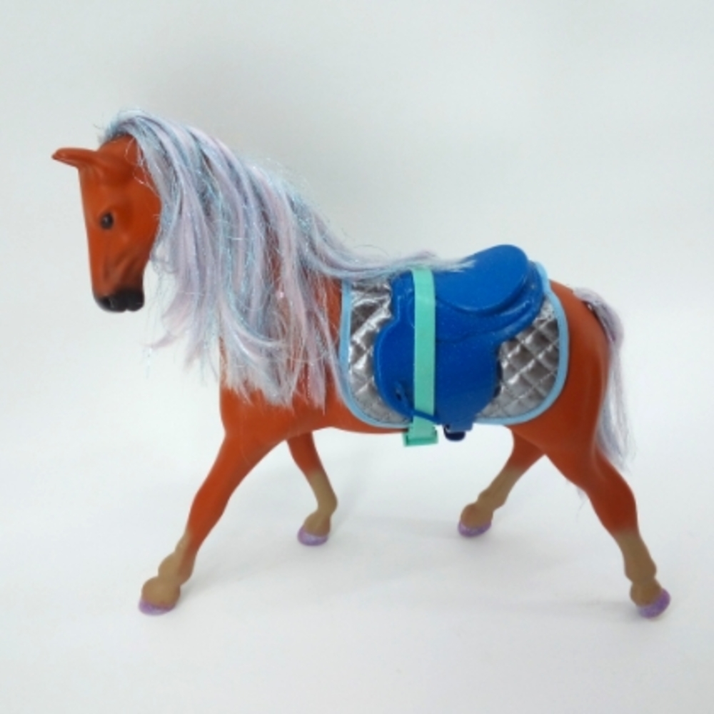 Glitter Girls by Battat Celestial 14-in Morgan Horse Brown Coat & Purple Mane